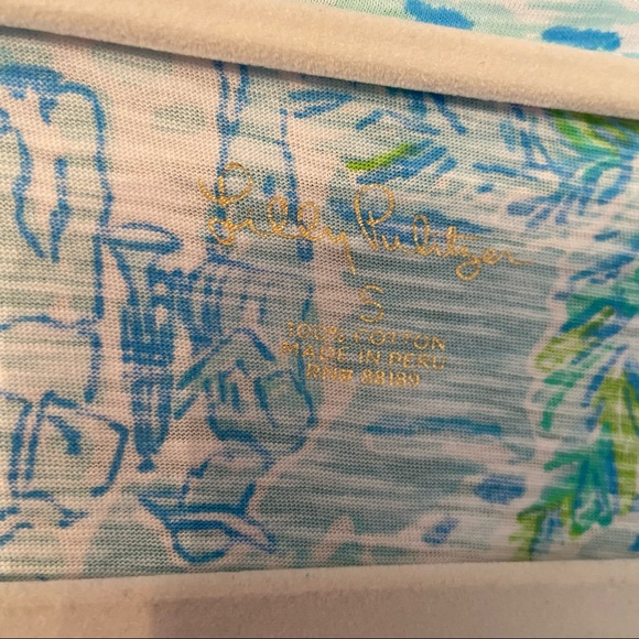 Lilly Pulitzer Etta V neck Top - Picture 3 of 3